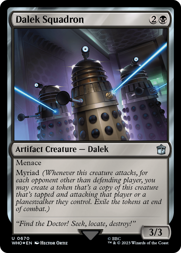 Dalek Squadron (Surge Foil) [Doctor Who] | Cracking-Singles