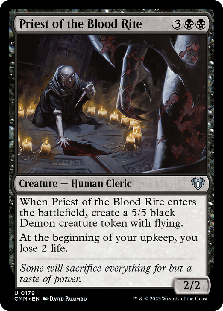 Priest of the Blood Rite [Commander Masters] | Cracking-Singles