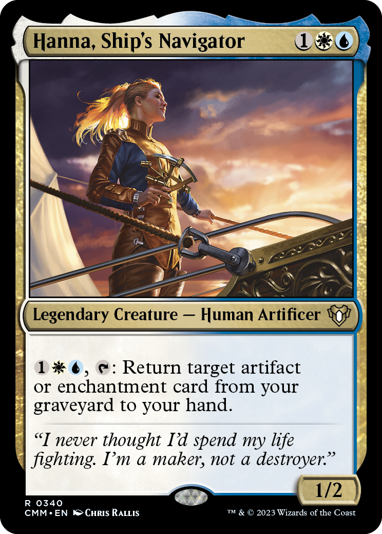 Hanna, Ship's Navigator [Commander Masters] | Cracking-Singles