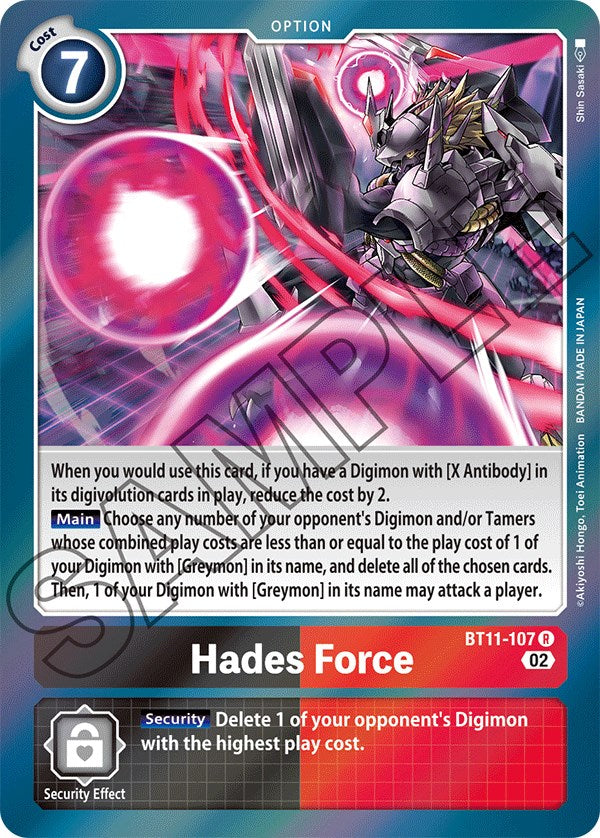 Hades Force [BT11-107] [Dimensional Phase] | Cracking-Singles