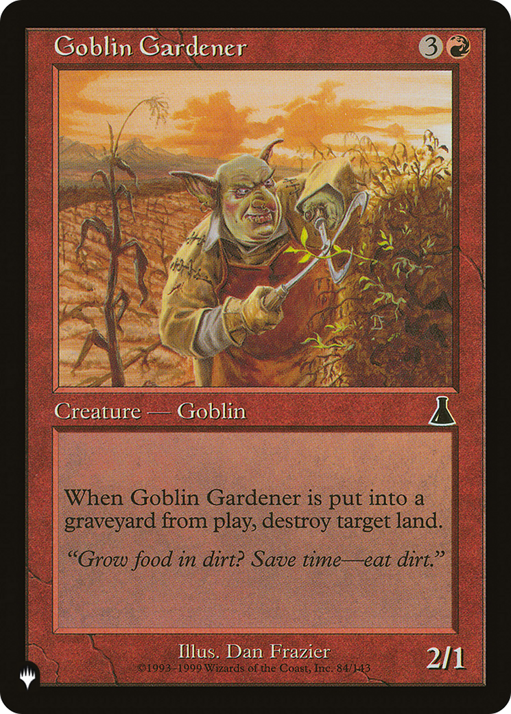 Goblin Gardener [The List] | Cracking-Singles