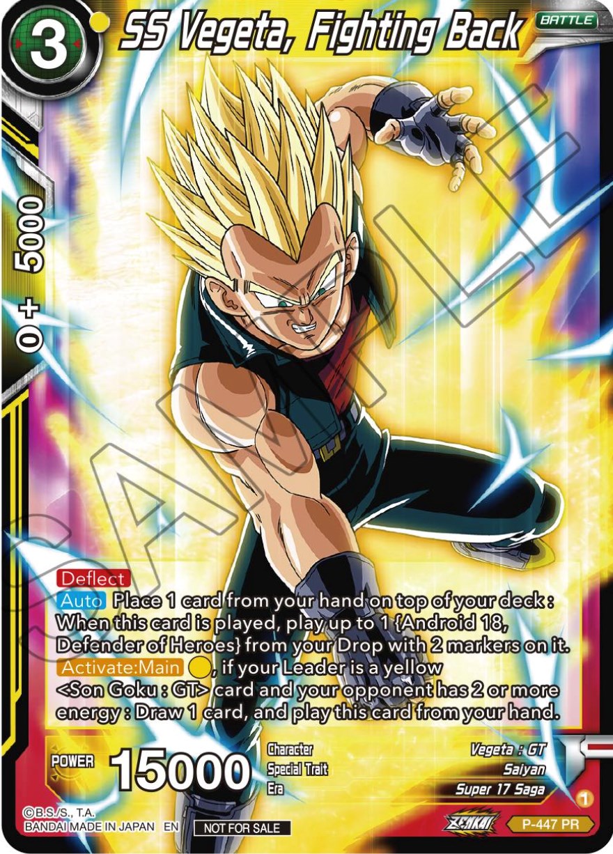 SS Vegeta, Fighting Back (P-447) [Tournament Promotion Cards] | Cracking-Singles