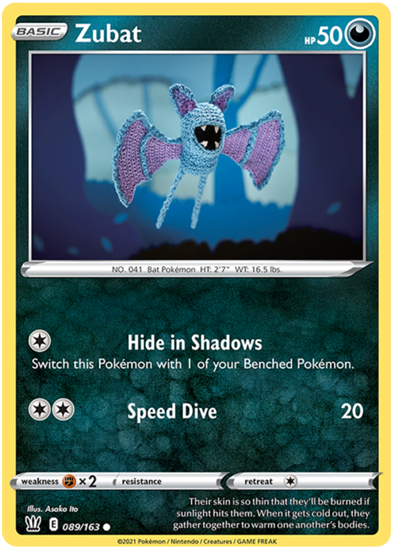 Zubat (089/163) [Sword & Shield: Battle Styles] | Cracking-Singles