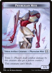 Phyrexian Mite Token (011) [Phyrexia: All Will Be One Tokens] | Cracking-Singles