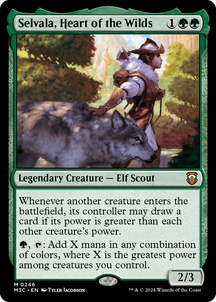 Selvala, Heart of the Wilds (Ripple Foil) [Modern Horizons 3 Commander] | Cracking-Singles