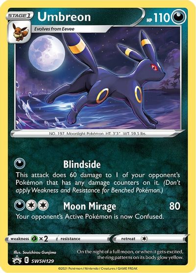 Umbreon (SWSH129) [Sword & Shield: Black Star Promos] | Cracking-Singles