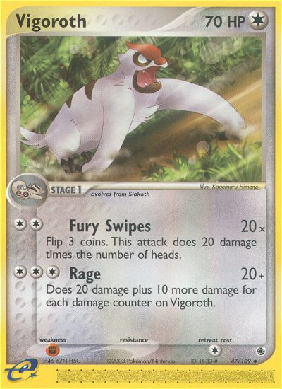 Vigoroth (47/109) [EX: Ruby & Sapphire] | Cracking-Singles