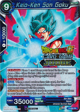 Kaio-Ken Son Goku (P-032) [Judge Promotion Cards] | Cracking-Singles