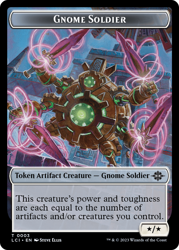 Gnome Soldier Token [The Lost Caverns of Ixalan Tokens] | Cracking-Singles