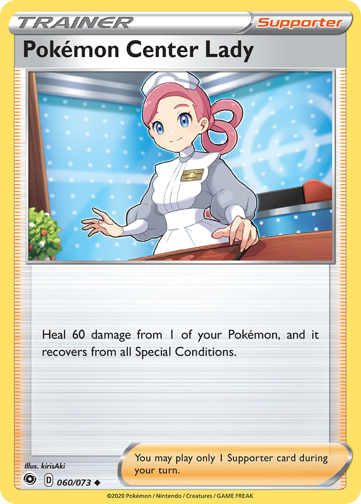 Pokemon Center Lady (060/073) [Sword & Shield: Champion's Path] | Cracking-Singles