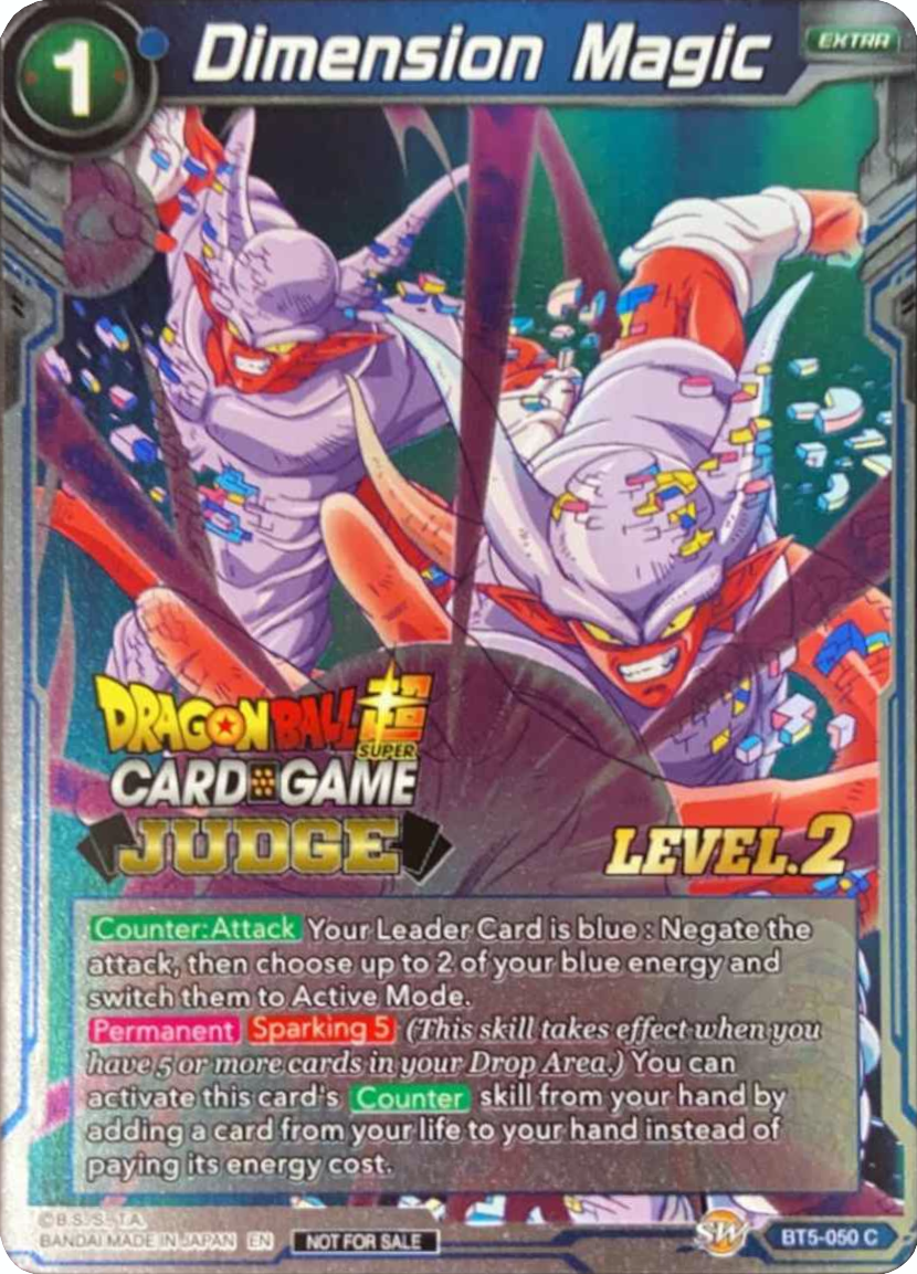 Dimension Magic (Level 2) (BT5-050) [Judge Promotion Cards] | Cracking-Singles