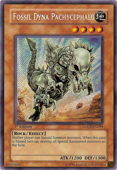 Fossil Dyna Pachycephalo [LODT-EN099] Secret Rare | Cracking-Singles