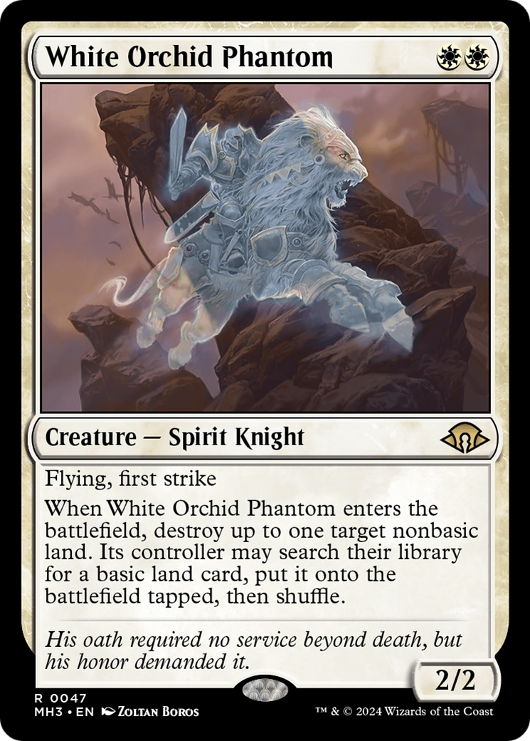 White Orchid Phantom [Modern Horizons 3] | Cracking-Singles