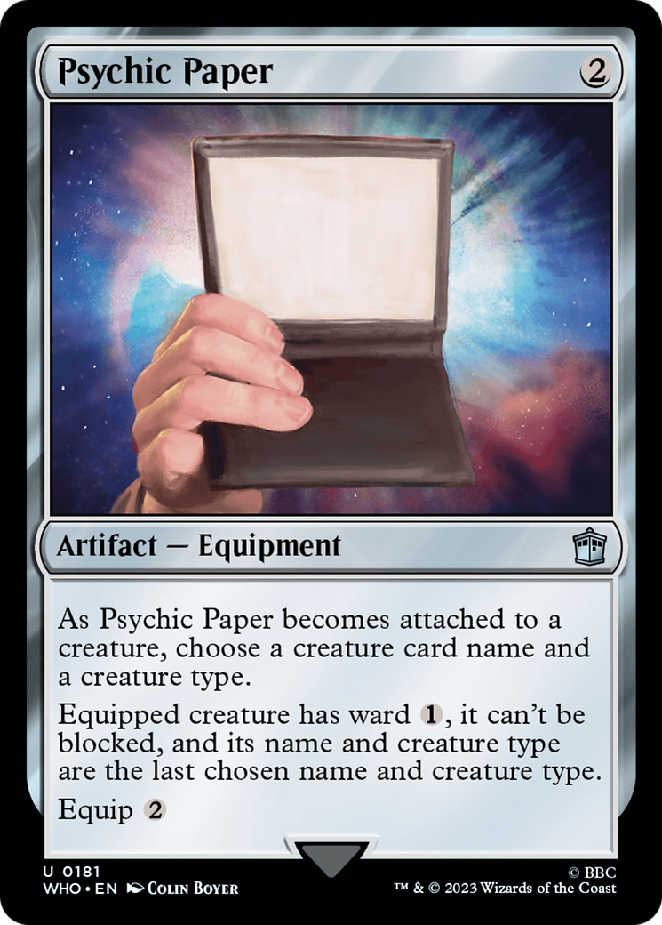 Psychic Paper [Doctor Who] | Cracking-Singles