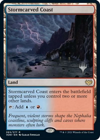 Stormcarved Coast (Promo Pack) [Innistrad: Crimson Vow Promos] | Cracking-Singles