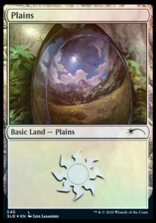 Plains (Heavily Armored) (545) [Secret Lair Drop Promos] | Cracking-Singles