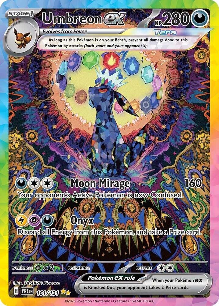 Umbreon ex (161/131) [Scarlet & Violet: Prismatic Evolutions] | Cracking-Singles