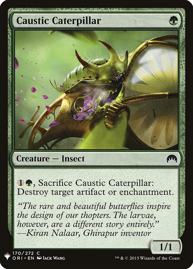 Caustic Caterpillar [Mystery Booster] | Cracking-Singles