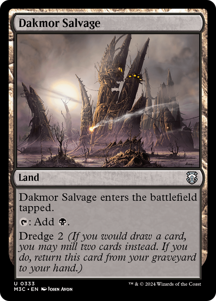 Dakmor Salvage (Ripple Foil) [Modern Horizons 3 Commander] | Cracking-Singles