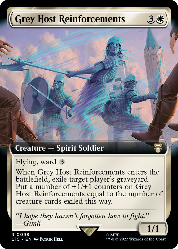 Grey Host Reinforcements (Extended Art) [The Lord of the Rings: Tales of Middle-Earth Commander] | Cracking-Singles