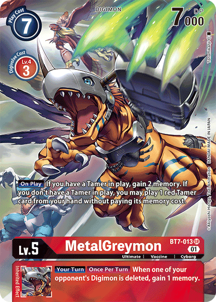 MetalGreymon [BT7-013] (Alternate Art) [Next Adventure] | Cracking-Singles