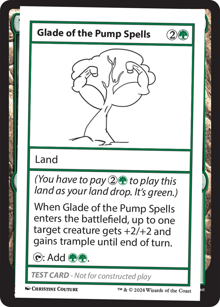 Glade of the Pump Spells [Mystery Booster 2 Playtest Cards] | Cracking-Singles