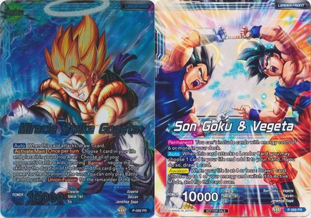 Son Goku & Vegeta // Miracle Strike Gogeta (Movie Promo) (P-069) [Promotion Cards] | Cracking-Singles