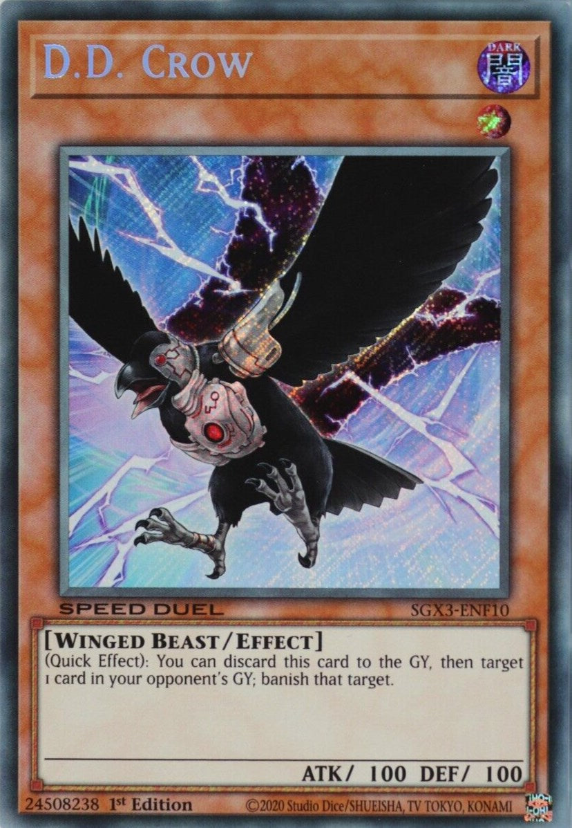 D.D. Crow [SGX3-ENF10] Secret Rare | Cracking-Singles