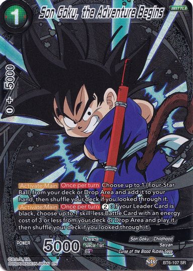 Son Goku, the Adventure Begins (Collector's Selection Vol. 1) (BT6-107) [Promotion Cards] | Cracking-Singles