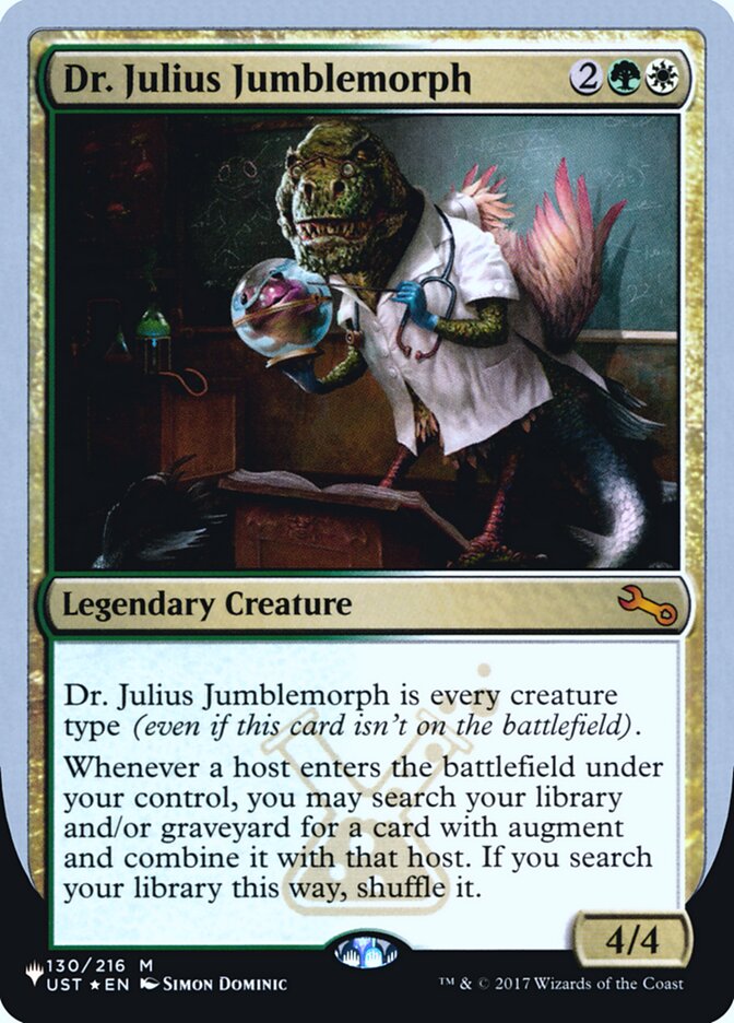 Dr. Julius Jumblemorph (Unfinity Foil Edition) [The List] | Cracking-Singles