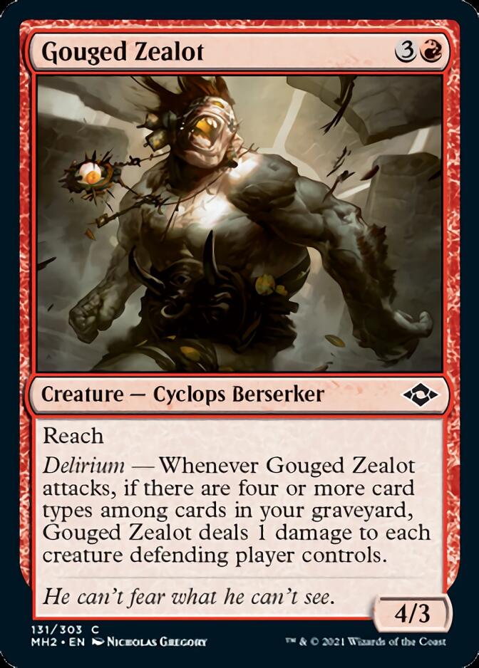 Gouged Zealot [Modern Horizons 2] | Cracking-Singles