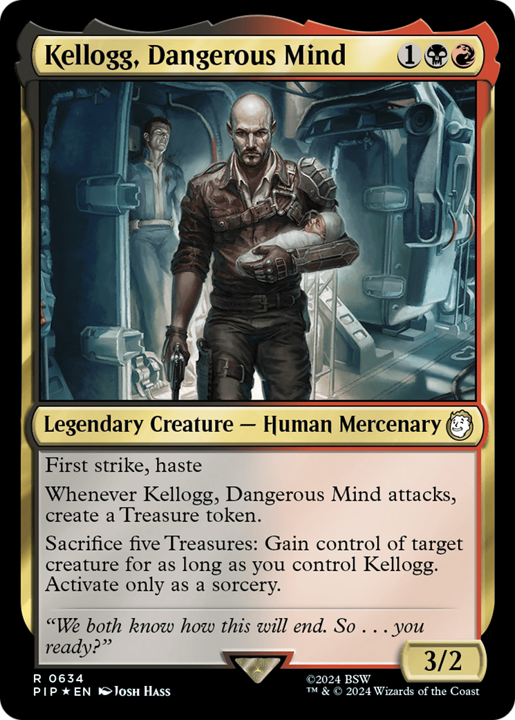 Kellogg, Dangerous Mind (Surge Foil) [Fallout] | Cracking-Singles