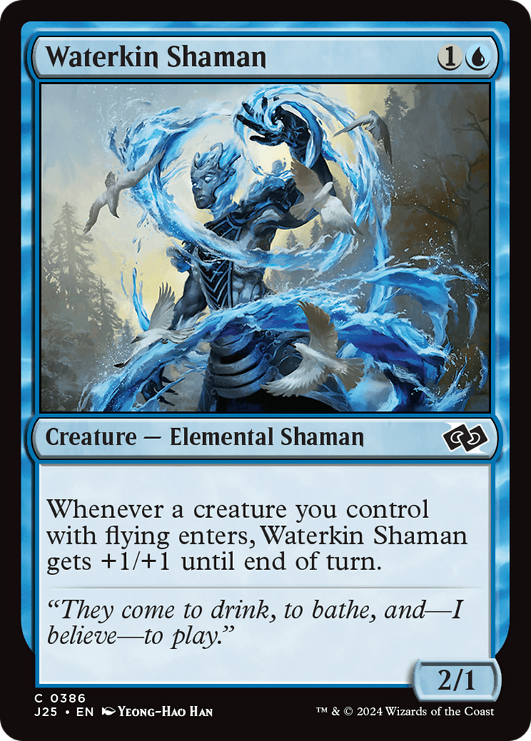 Waterkin Shaman [Foundations Jumpstart] | Cracking-Singles