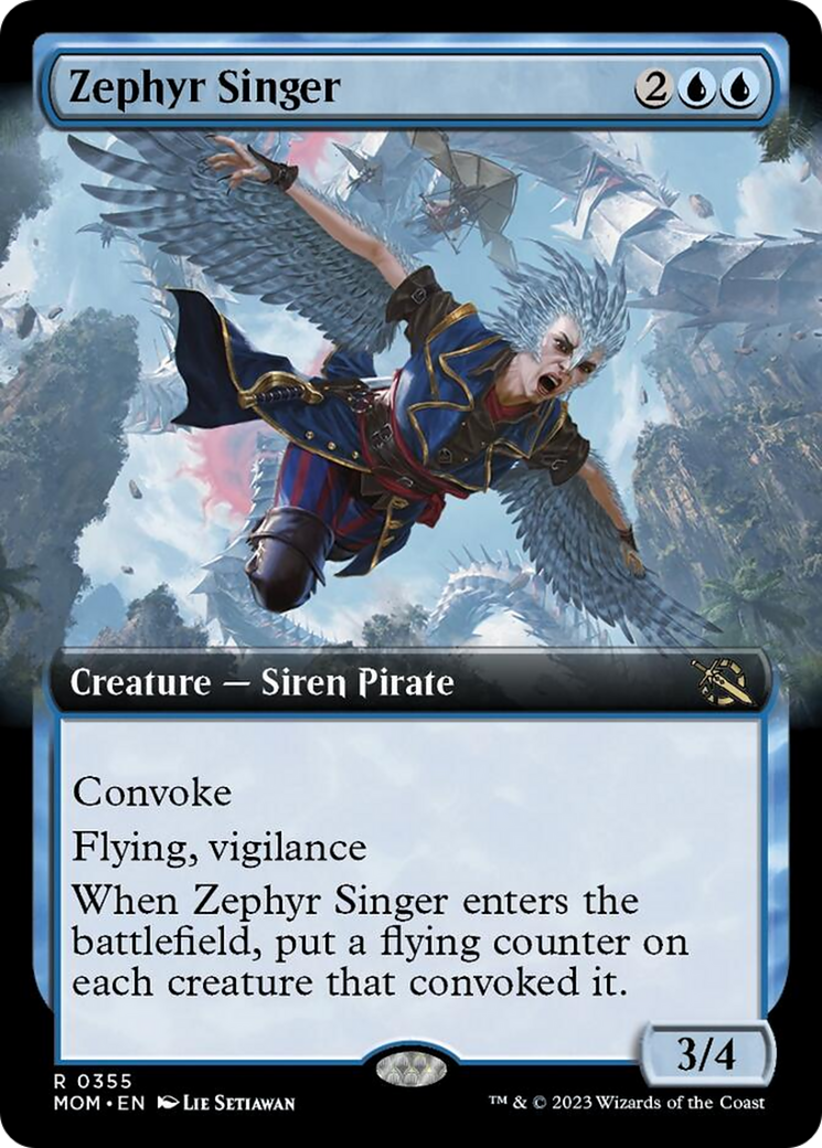 Zephyr Singer (Extended Art) [March of the Machine] | Cracking-Singles