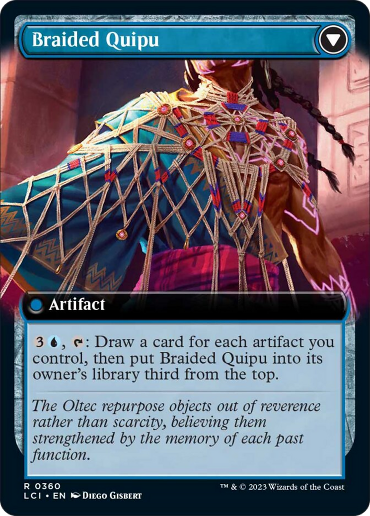 Braided Net // Braided Quipu (Extended Art) [The Lost Caverns of Ixalan] | Cracking-Singles