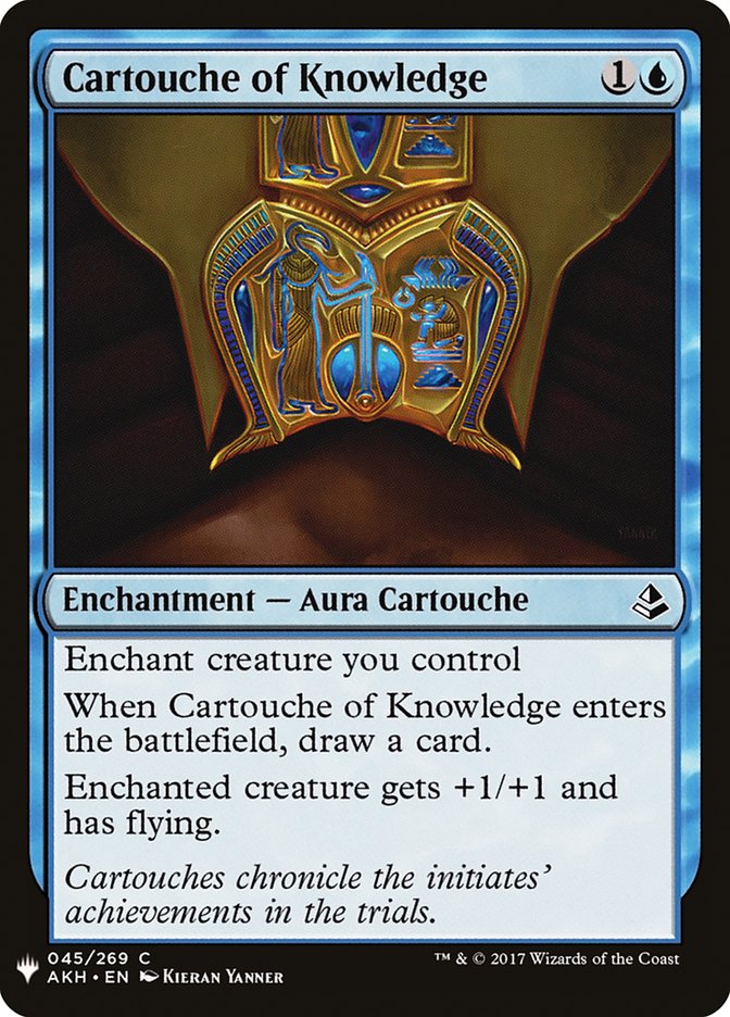 Cartouche of Knowledge [Mystery Booster] | Cracking-Singles