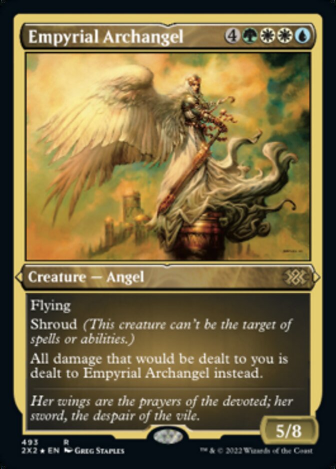 Empyrial Archangel (Foil Etched) [Double Masters 2022] | Cracking-Singles