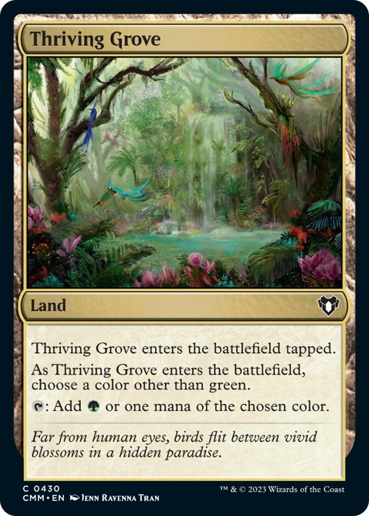 Thriving Grove [Commander Masters] | Cracking-Singles