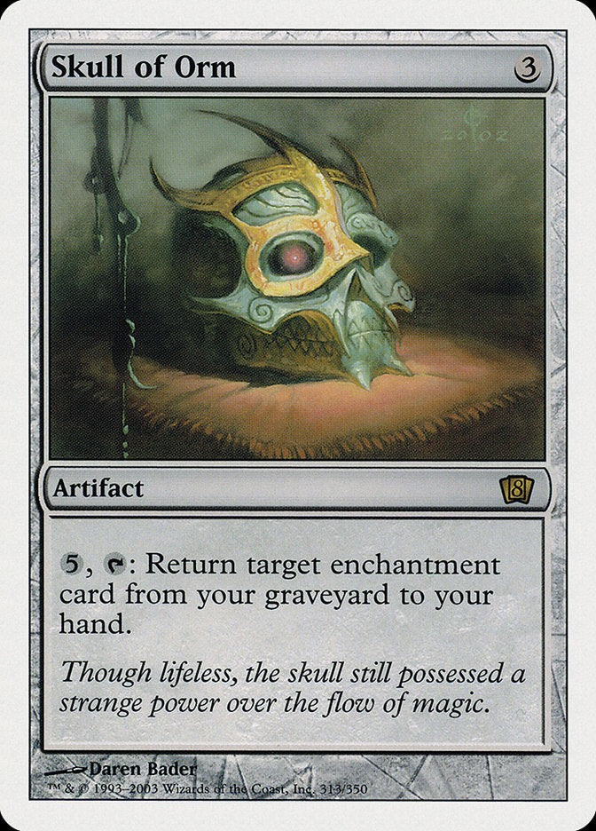 Skull of Orm (8th Edition) [Oversize Cards] | Cracking-Singles