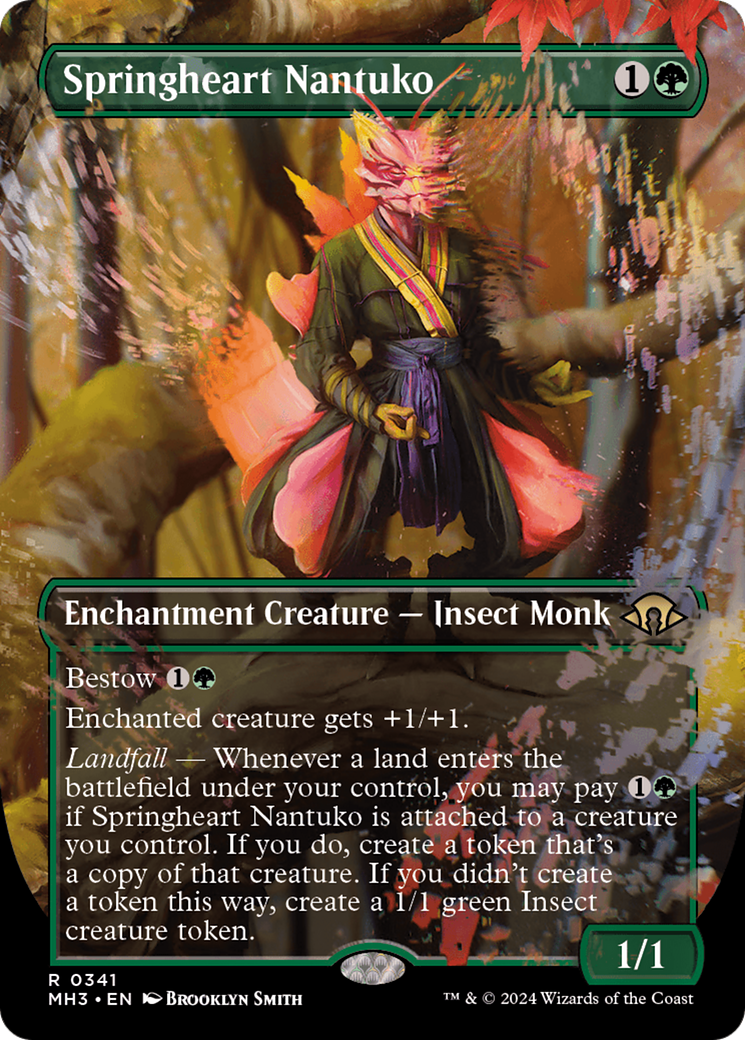 Springheart Nantuko (Borderless) [Modern Horizons 3] | Cracking-Singles