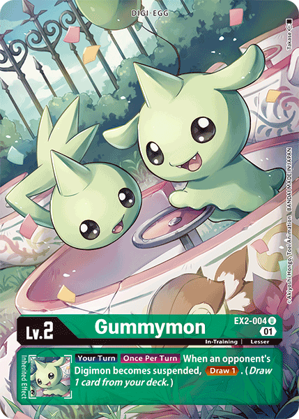 Gummymon [EX2-004] (Alternate Art) [Digital Hazard] | Cracking-Singles