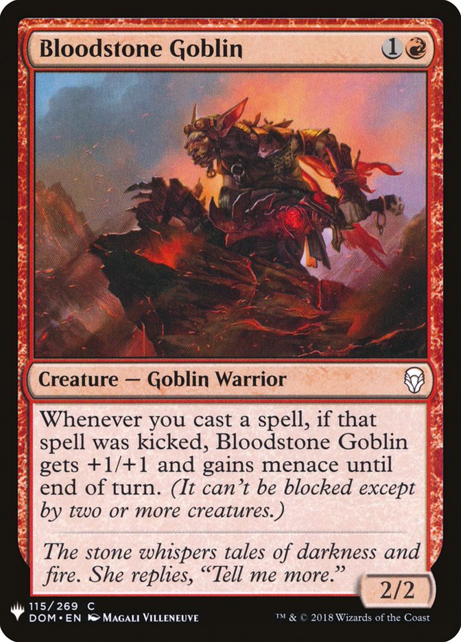 Bloodstone Goblin [Mystery Booster] | Cracking-Singles