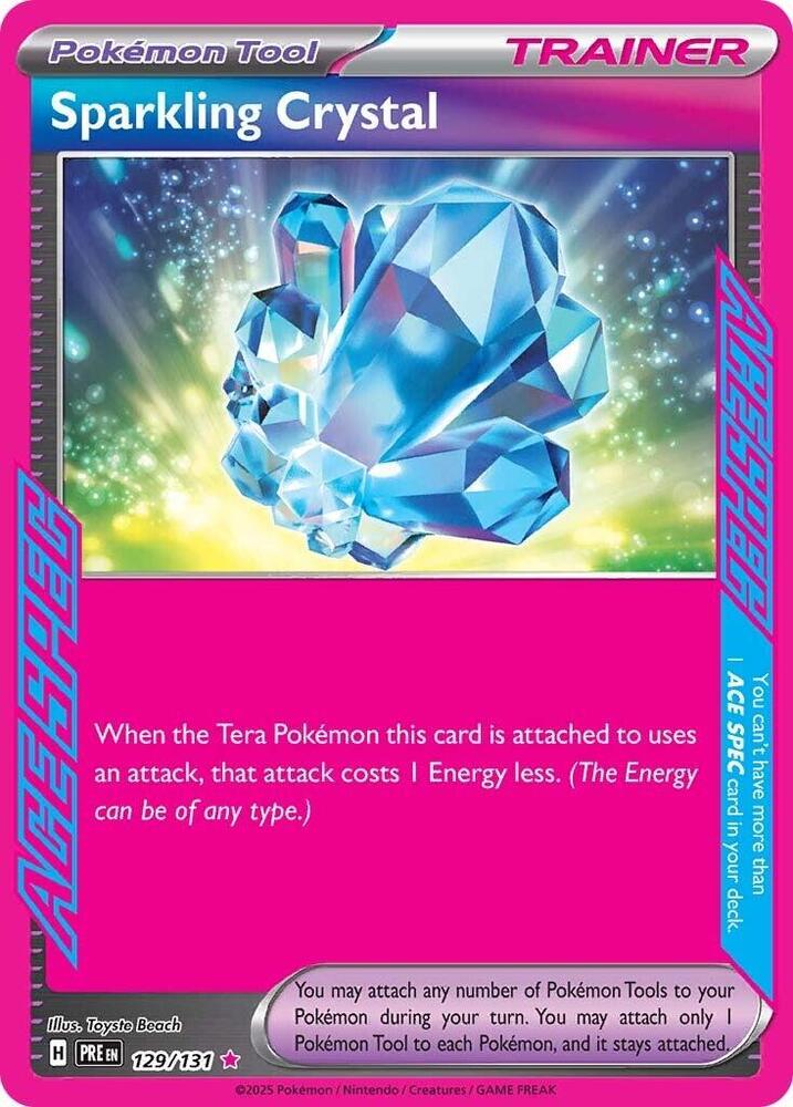 Sparkling Crystal (129/131) [Scarlet & Violet: Prismatic Evolutions] | Cracking-Singles