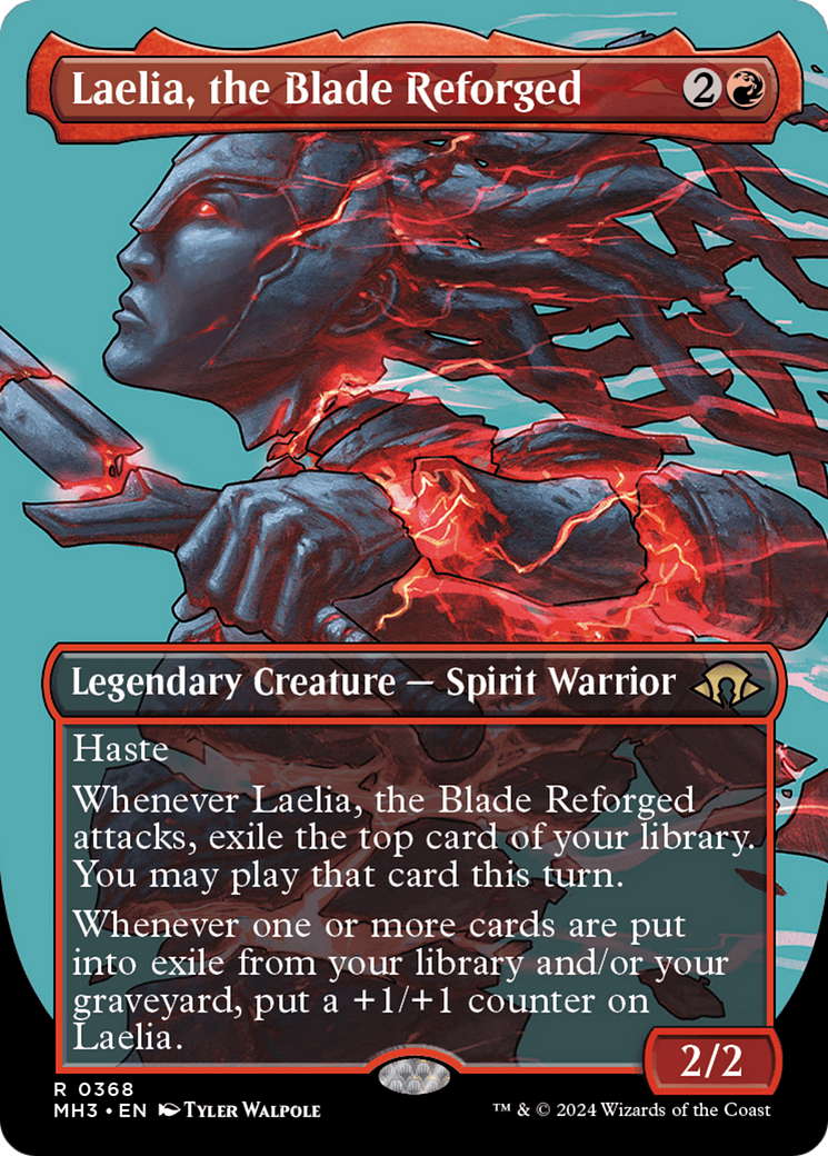 Laelia, the Blade Reforged (Borderless) [Modern Horizons 3] | Cracking-Singles