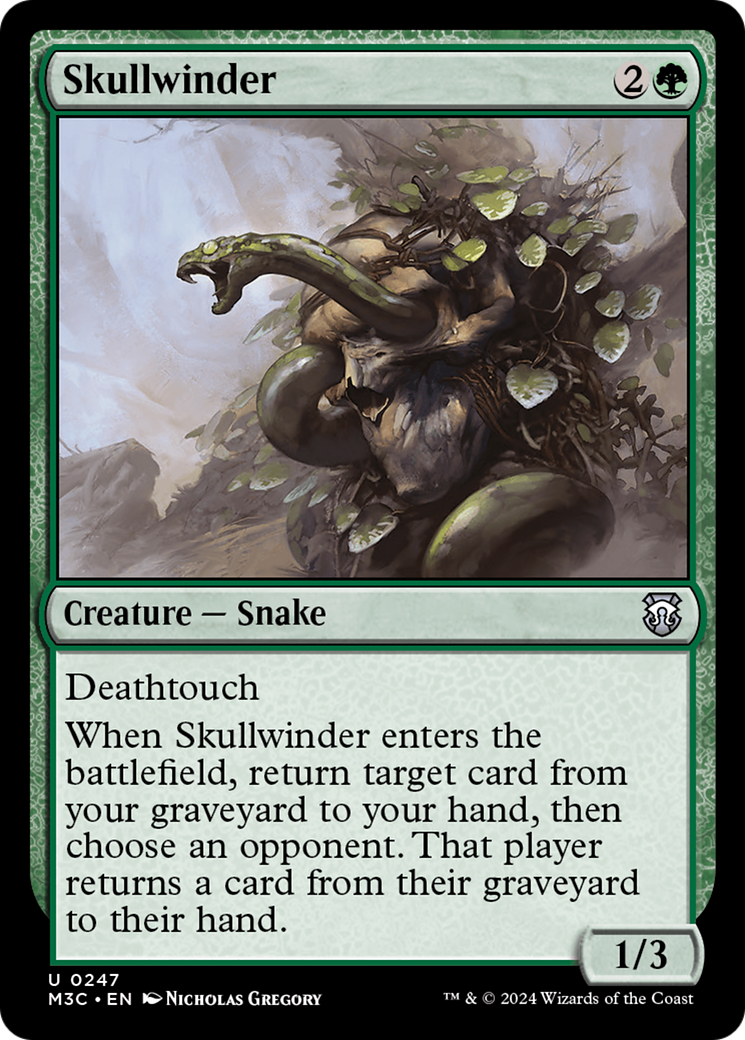 Skullwinder (Ripple Foil) [Modern Horizons 3 Commander] | Cracking-Singles