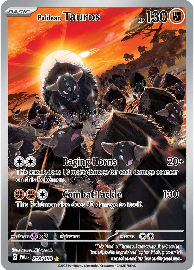 Paldean Tauros (218/193) [Scarlet & Violet: Paldea Evolved] | Cracking-Singles