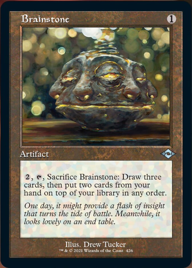 Brainstone (Retro Foil Etched) [Modern Horizons 2] | Cracking-Singles