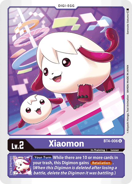 Xiaomon [BT4-006] [Great Legend] | Cracking-Singles