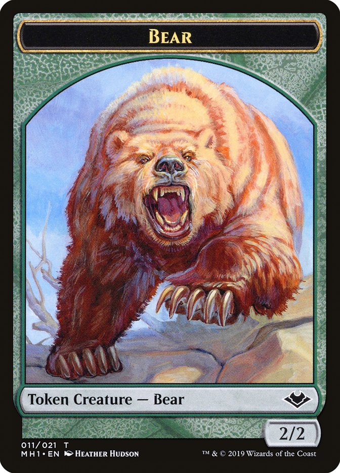 Bear Token [Modern Horizons Tokens] | Cracking-Singles