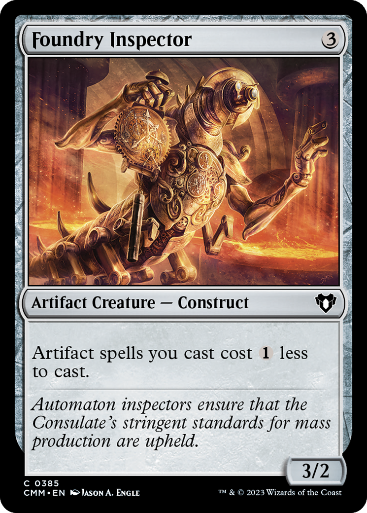 Foundry Inspector [Commander Masters] | Cracking-Singles